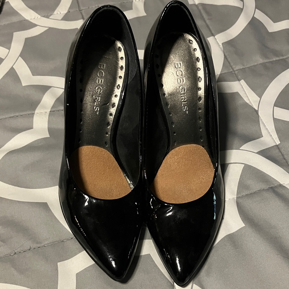 BCBGirls Black Patent Leather Heels